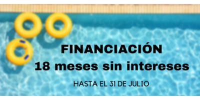 Ampliación Financiación 18 meses sin intereses hasta 31 Julio